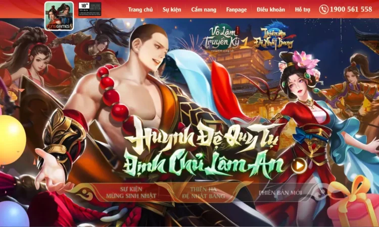 Võ Lâm Truyền Kỳ 1 Mobile tái khởi động giải đấu Thiên Hạ Đệ Nhất Bang mừng sinh nhật 2 tuổi