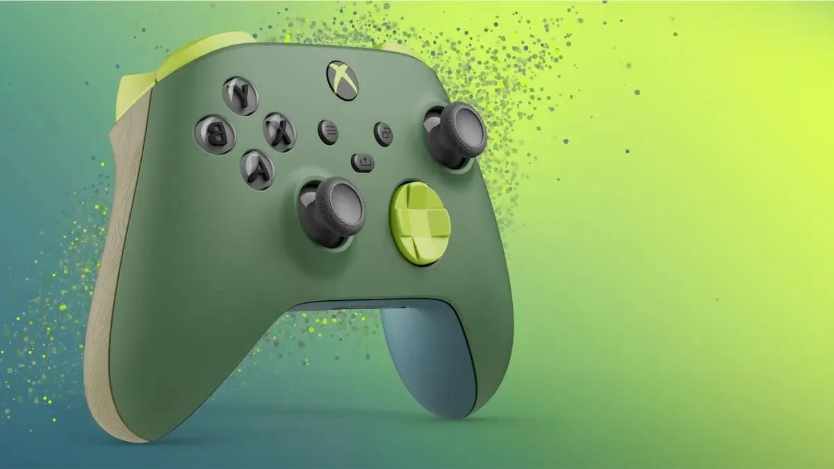 Xbox tung tay cầm được làm từ vật liệu tái chế