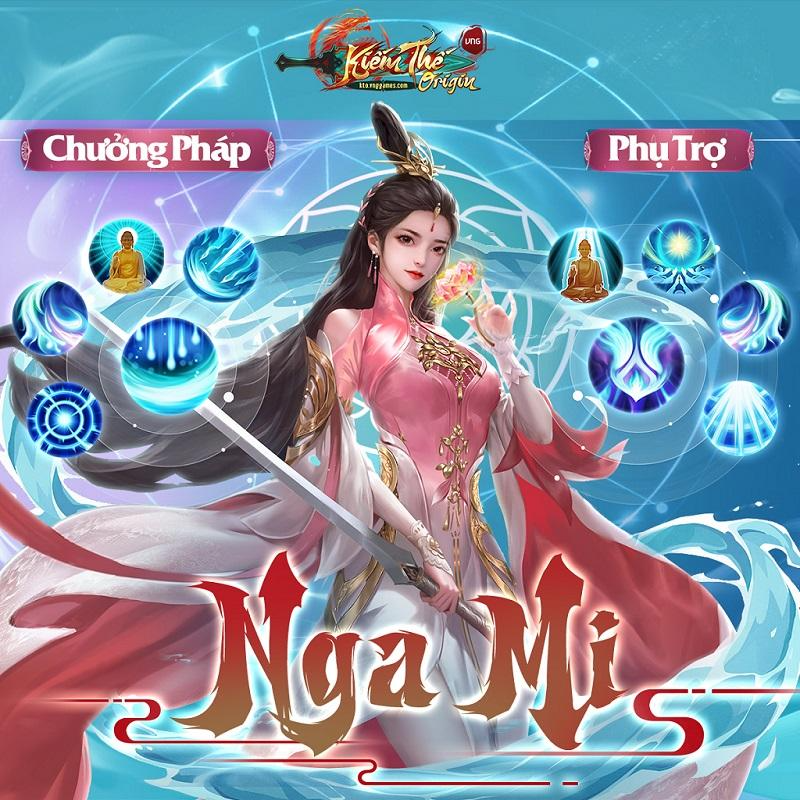 Nga Mi là môn phái buff đầu tiên của Kiếm Thế Origin