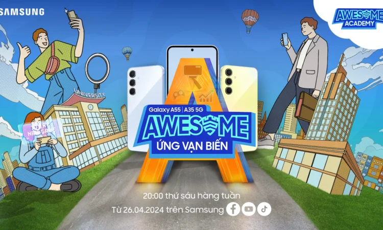 Samsung Galaxy A series chính thức khởi động Awesome Academy 2024