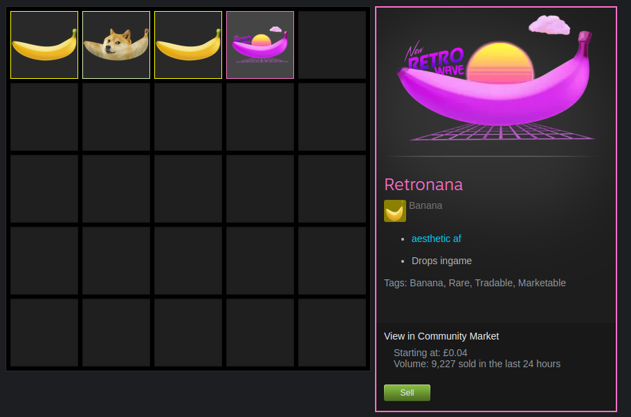 Sức hút của tựa game Banana 'vô tri' leo Top 1 trên Steam: quả chuối có giá 25 triệu