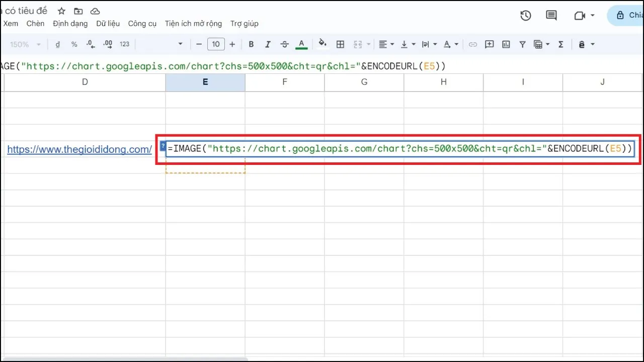 tao ma qr bang google sheets 2
