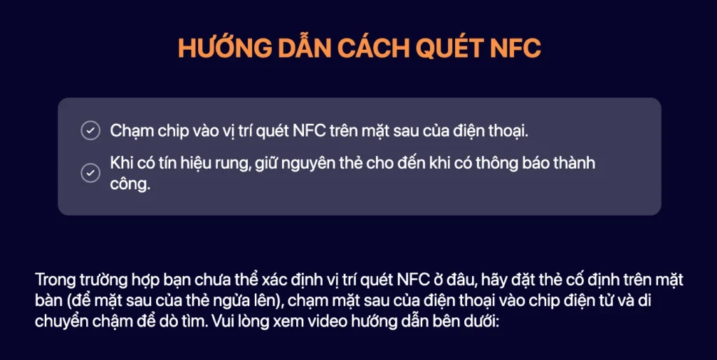 huong dan kiem tra vi tri doc nfc 2