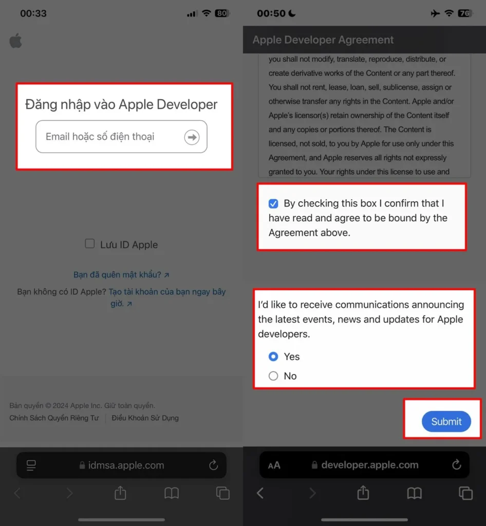 huong dan cap nhat ios 18 rc 2