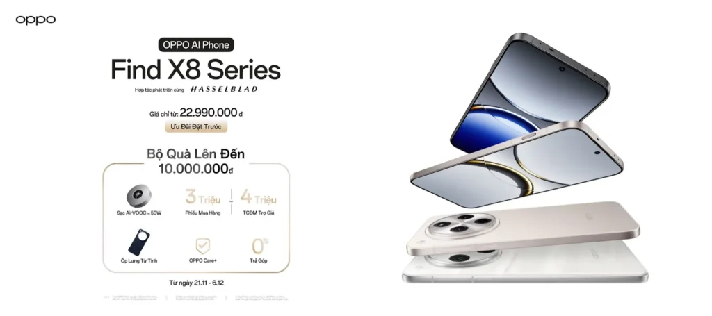 oppo find x8 series ra mat viet nam