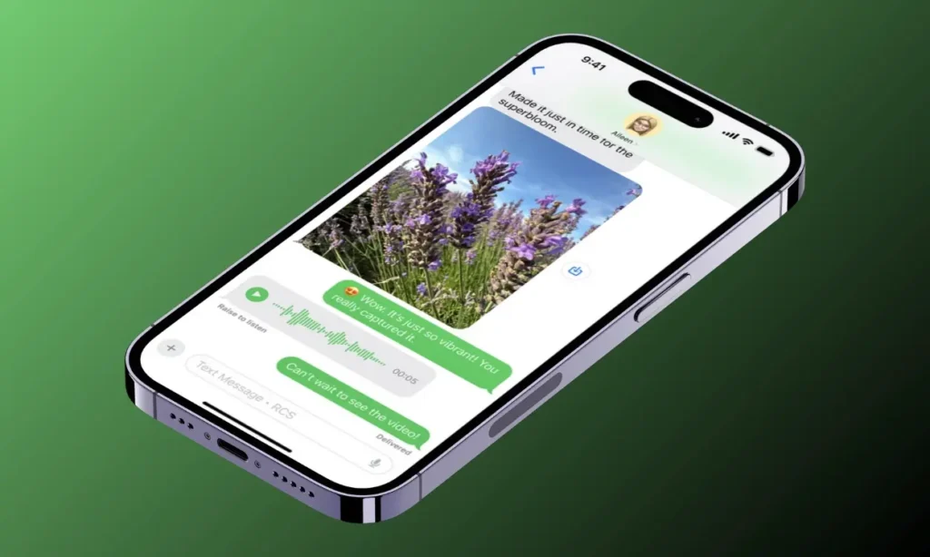 tin nhan rcs tien gan imessage