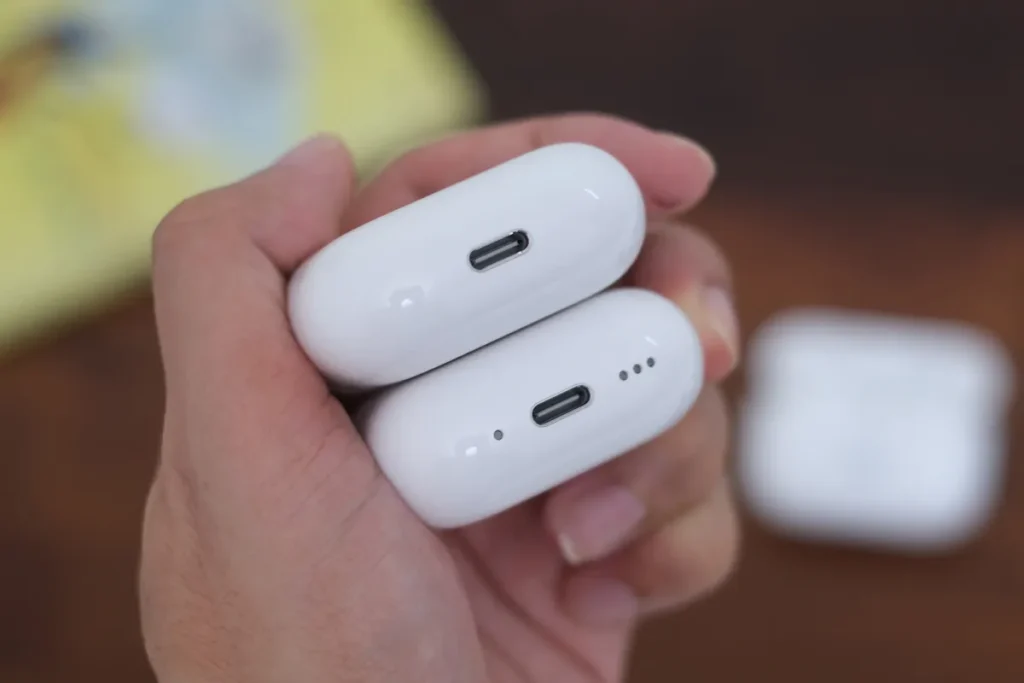 trai nghiem airpods 4 anc 5