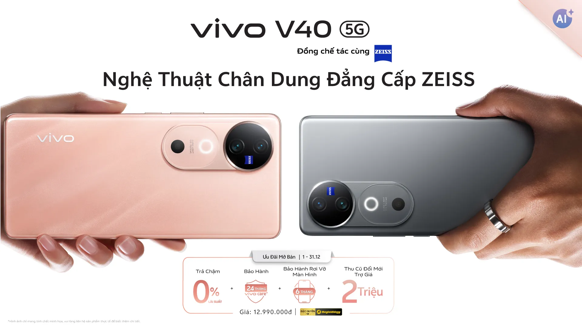 vivo V40 5G chính thức ra mắt Việt Nam