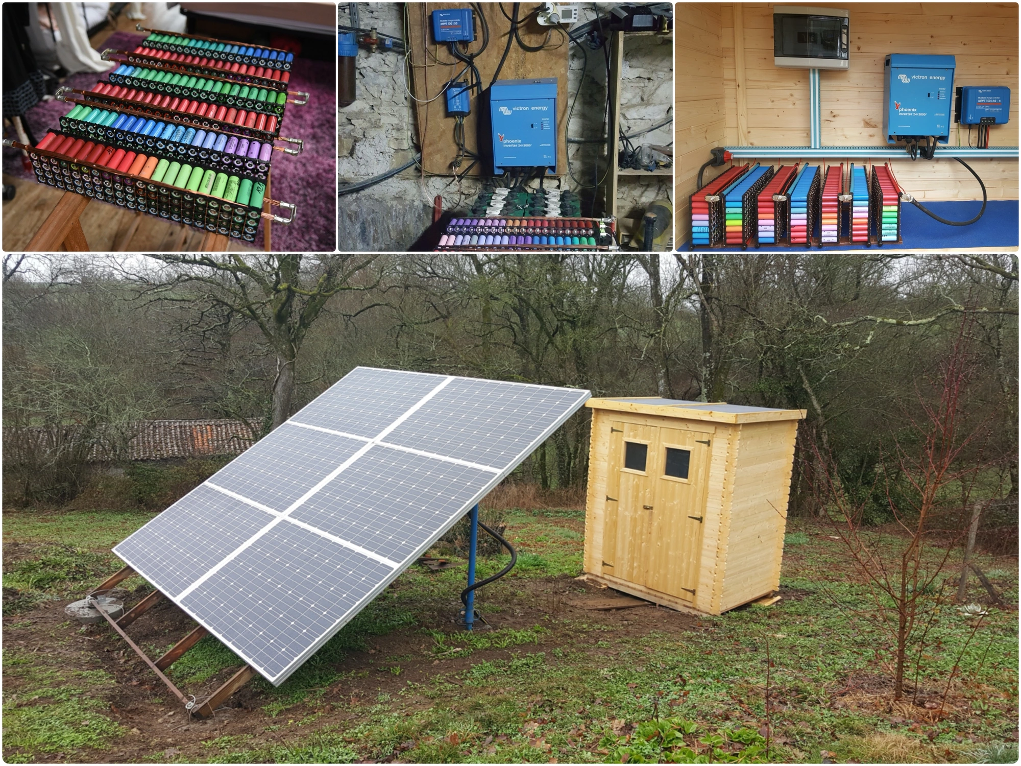 Tận dụng pin laptop cũ làm hệ thống trữ điện bền vững