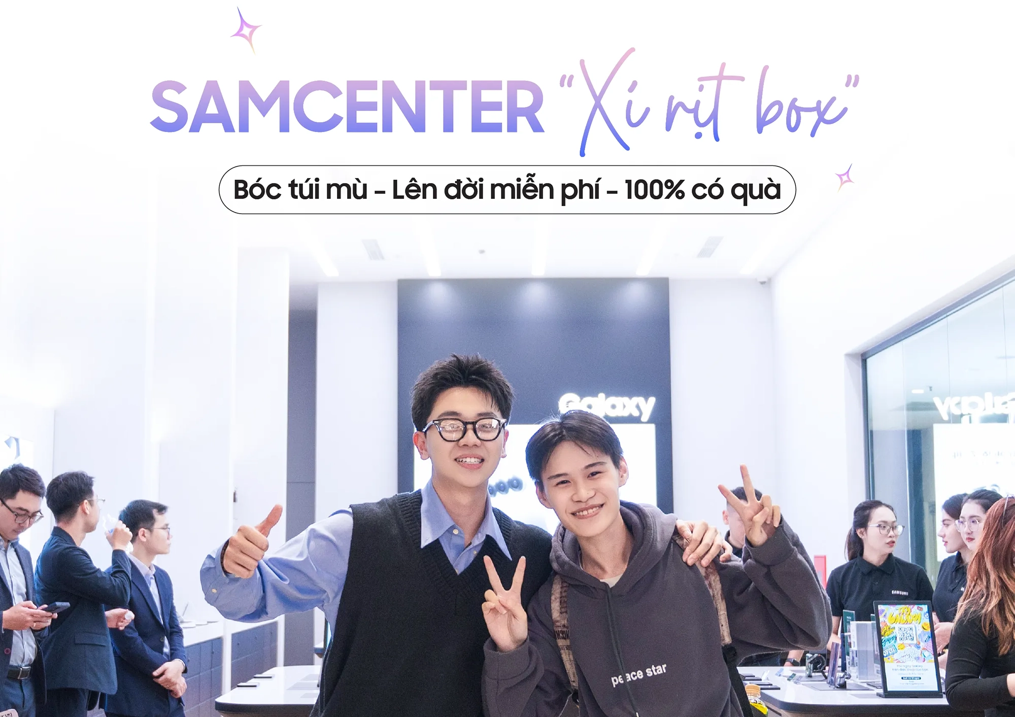SamCenter Secret Box - Bóc túi mù lên đời miễn phí, 100% có quà