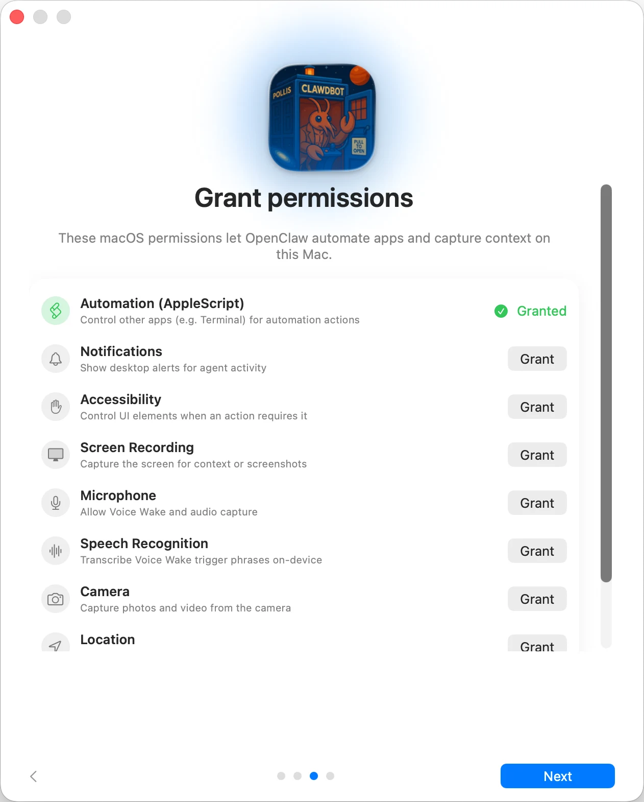 Các bước cài OpenClaw trên macOS
