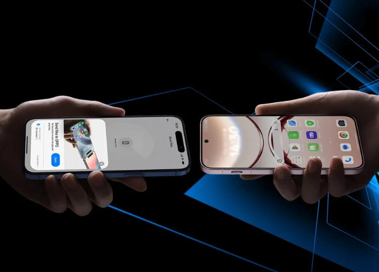 oppo bat dau chia se file voi iphone de hon 5