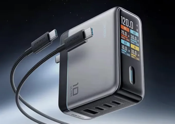 củ sạc nhanh trên 100W có màn hình