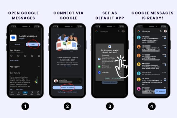 chuyen tu samsung messages sang google messages 2