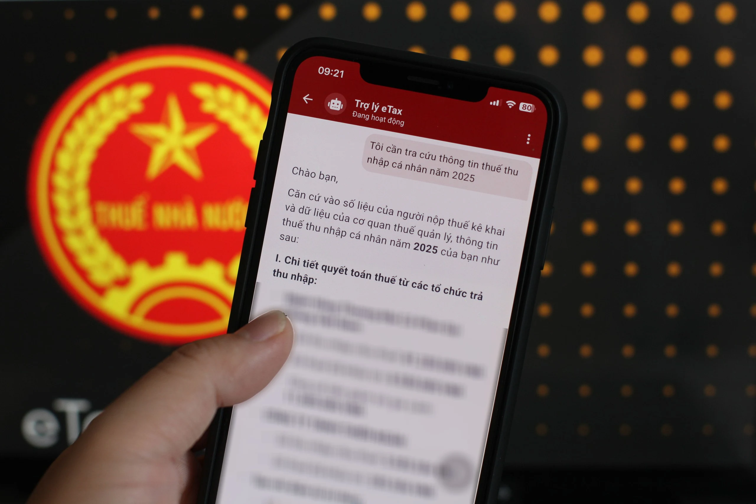 Trợ lý eTax trên ứng dụng eTax Mobile