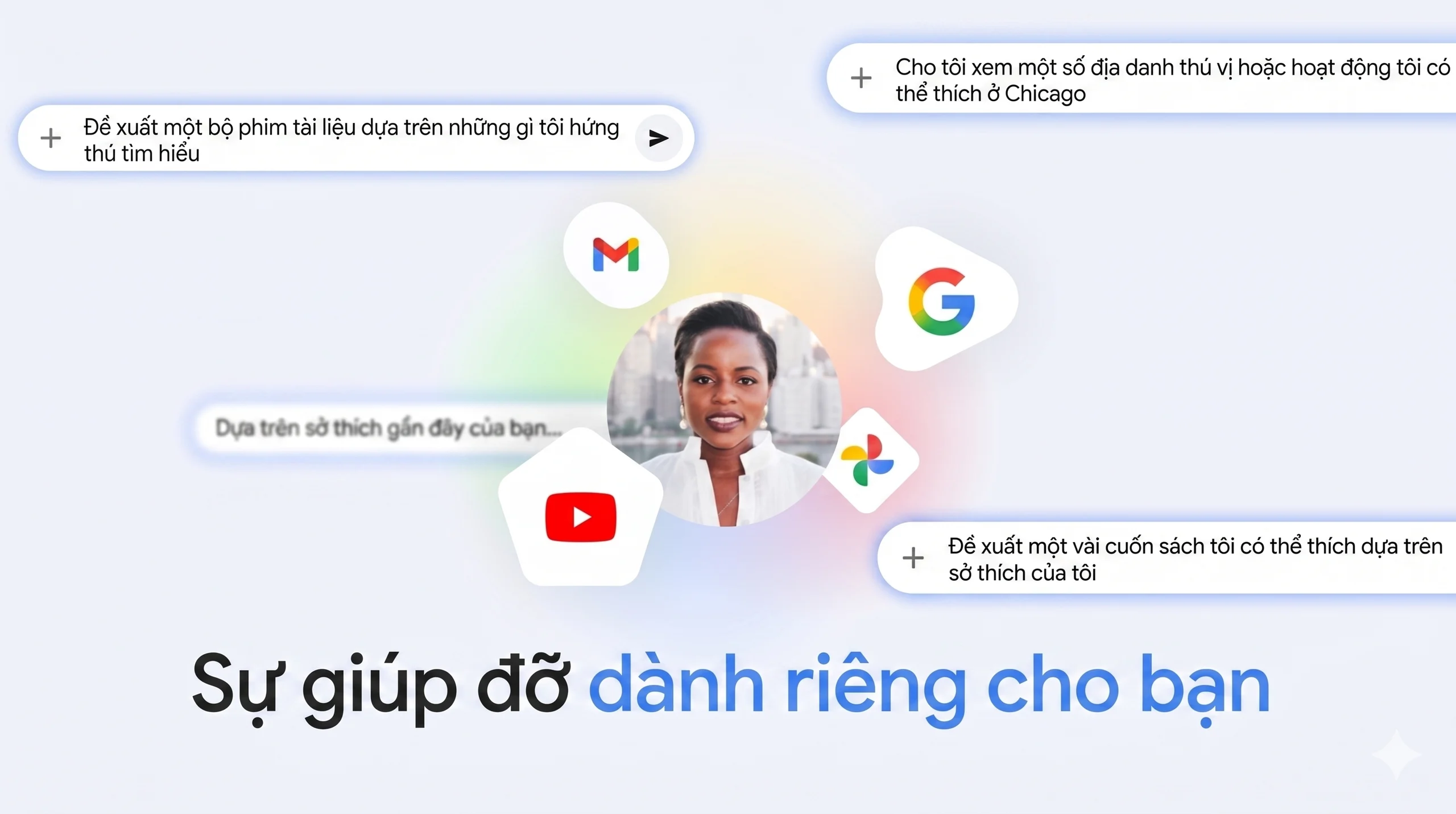 Giao diện Gemini với tính năng trí thông minh cá nhân
