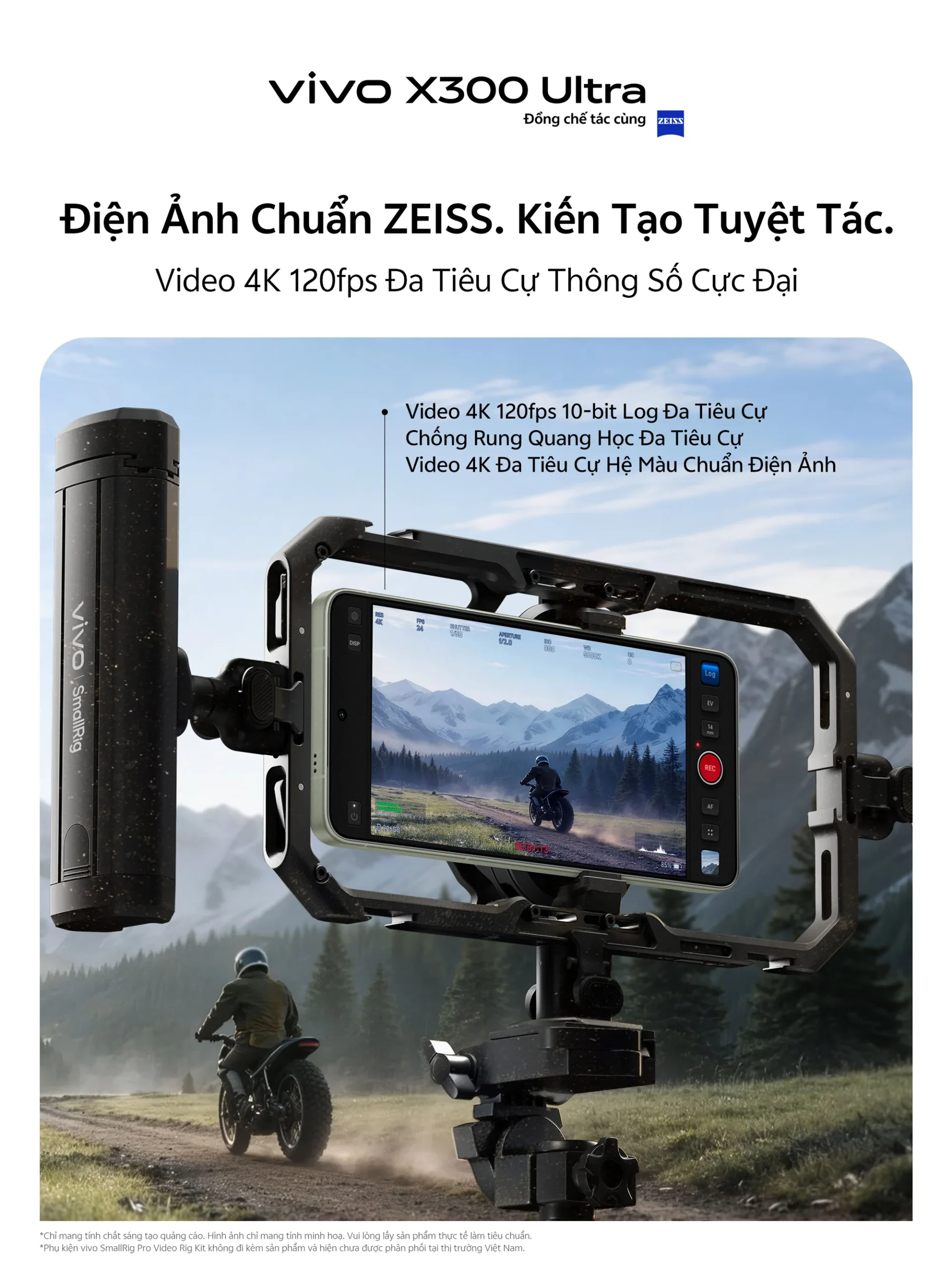 Khả năng quay video đa tiêu cự 4K 120fps của vivo X300 Ultra