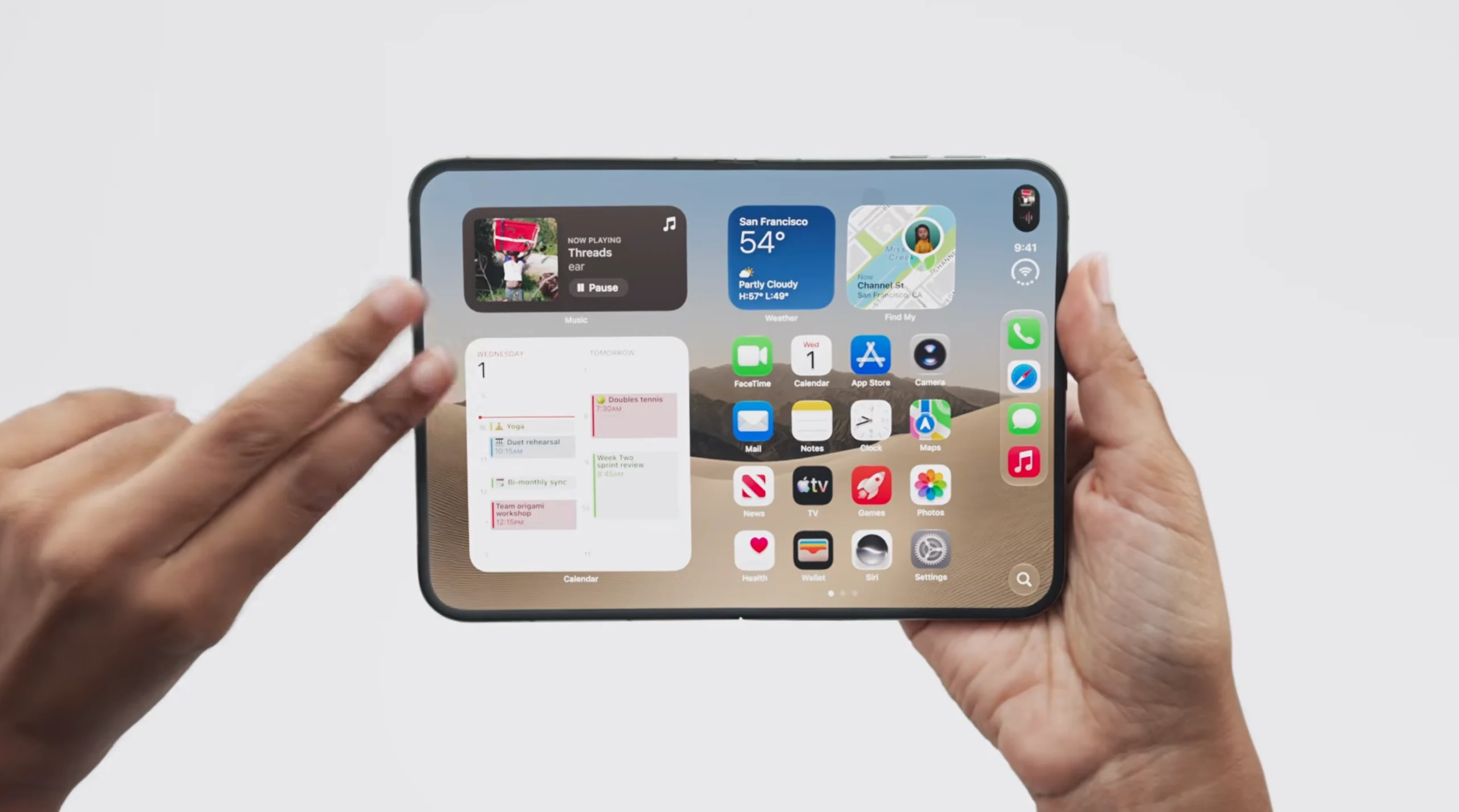 Apple ra mắt iPhone Duo, smartphone màn hình gập đầu tiên với chip A20 Pro và chuẩn kháng nước IP68